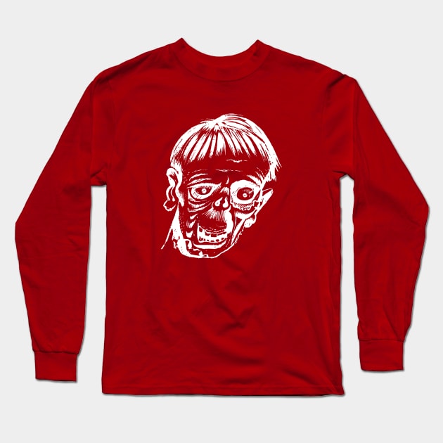 Ghouly Long Sleeve T-Shirt by SinisterThreads